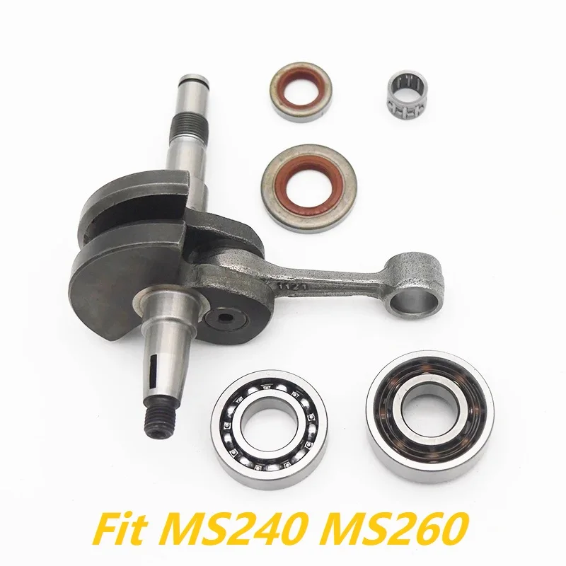Roulements De Vilebrequin Pour Tronçonneuse Stihl MS241 - Kit Avec 2 Roulements Et Une Bague D'Étanchéité