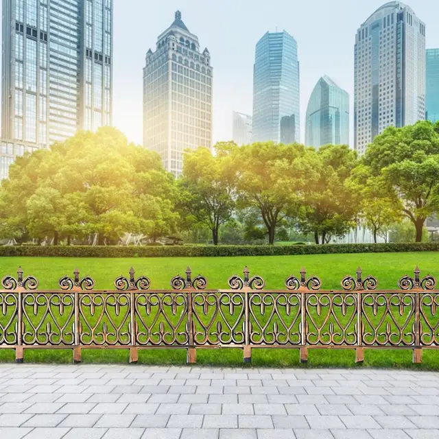 Kerti Szegély Táj Szegélyek Dekoráció Virágágyás Műanyag Pázsit Kerítés Nélkül - Image 5