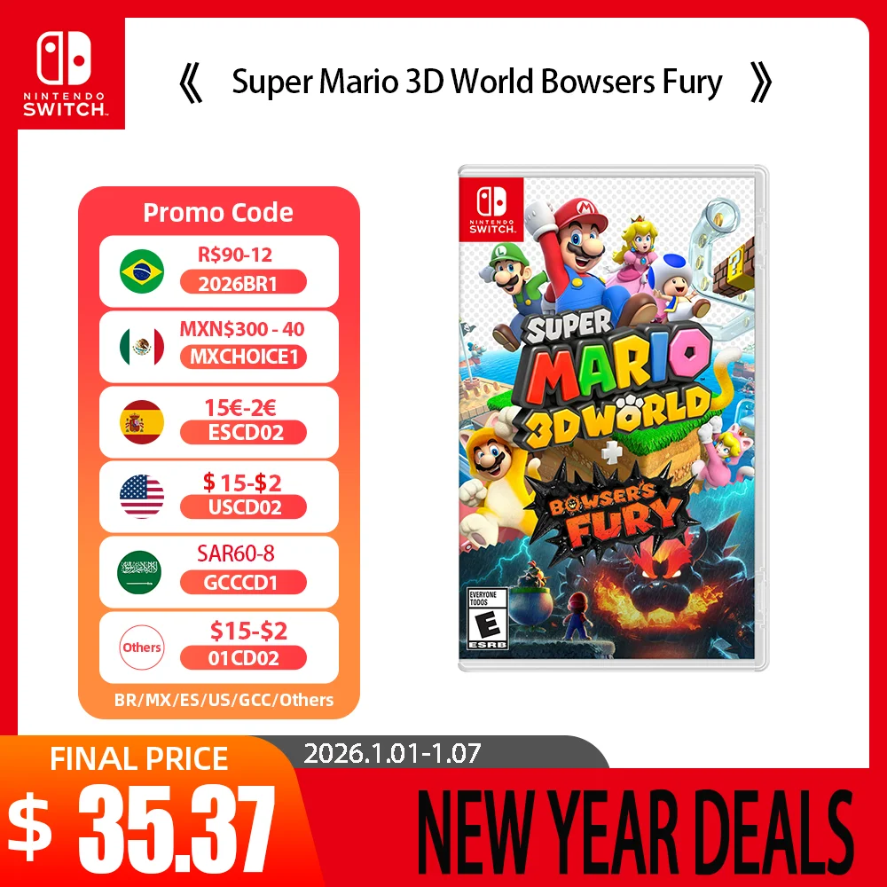 Nintendo Switch Game - Super Mario 3D World Bowsers Fury - 100