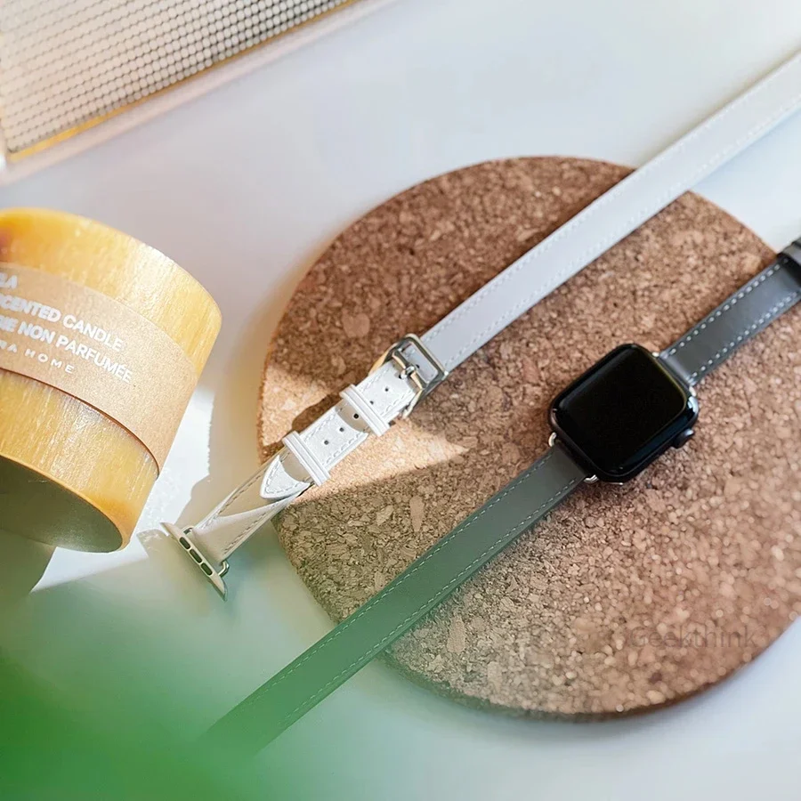 ل سوار ساعة أبل 40 مللي متر 41 مللي متر جولة مزدوج...