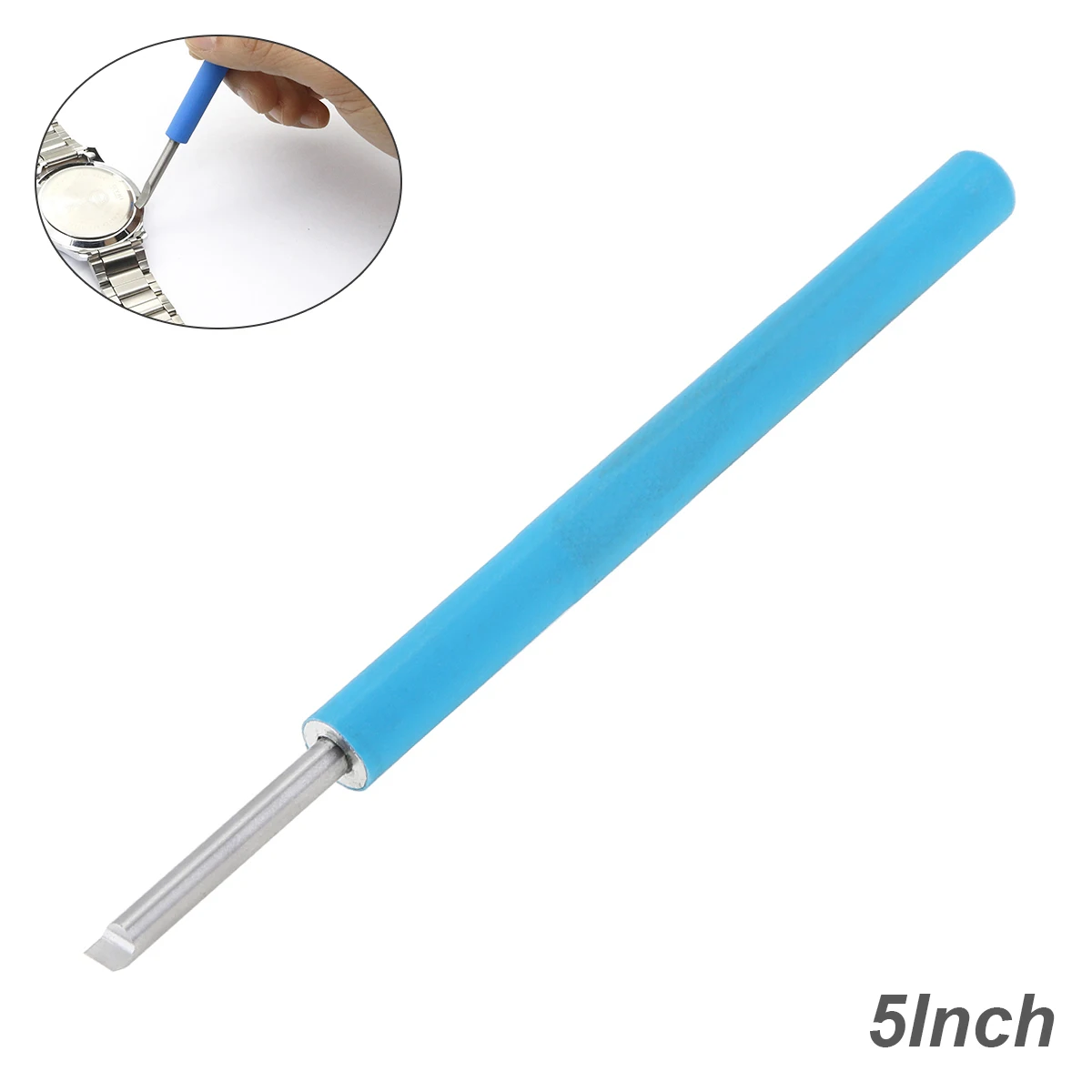 

Watch Repair Tool Watch Back Cover Removal Tools Pry Open Watch Cover Long Handle Watch Electronic Product Removal Tool Blue