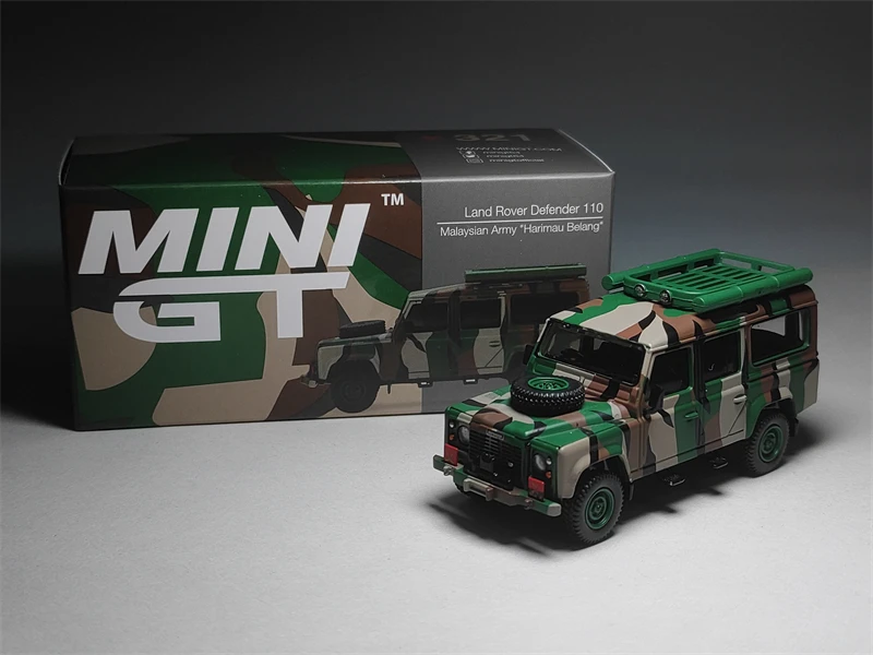 

Мини GT 1/64 321 Defender 110 Малазийская армия харимау паргера коллекция литых моделей ограниченный выпуск