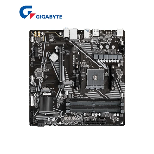 GIGABYTE B550 GAMING X AM4 AMD B550 ATX Motherboard with Dual M.2, SATA  6Gb/s, USB 3.2 Gen 2, PCIe 4.0