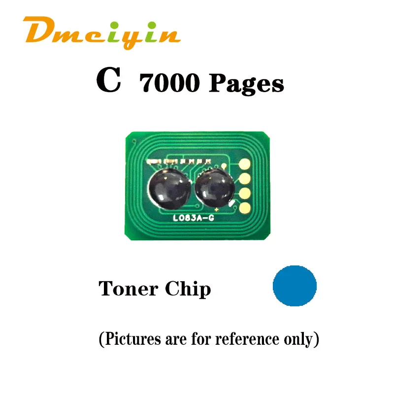 Per Oki Es8430 Eur Versione 7K Pagine Chip Toner Bk C M Y Colore