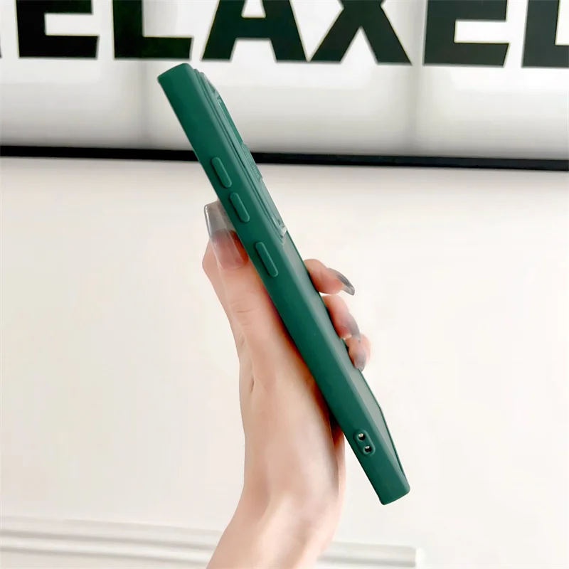Luxury Silicone Soft Liquid Candy Holder Camera Protection Phone Case For A14 A54 A15 A35 A55 A25 S23 S24 Ultra Plus Cover_voghion.com