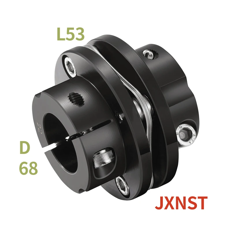 

JXNST45# steel D68L53 high torque rigid coupling Step type single diaphragm elastic coupling