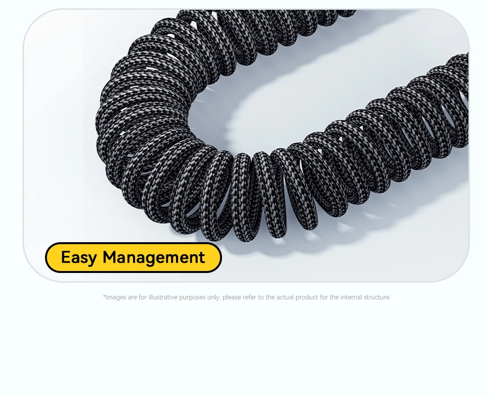 Essager Car Spring Type C Cable