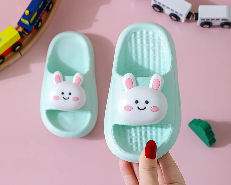 extra wide children's shoes Children's Slippers Summer Girl Princess Cute Cartoon Bear Indoor Household Non-slip Soft Bbottom Bath Boy Baby Slippers girls leather shoes