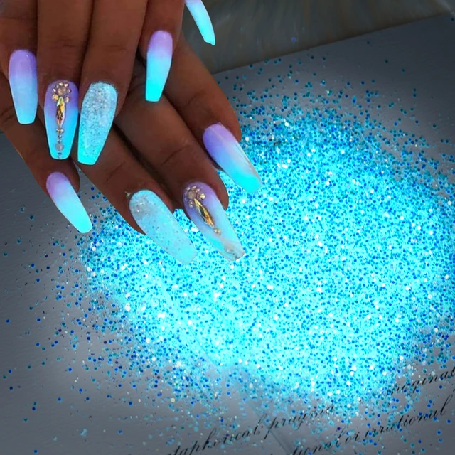 12 Colors Glow Inthe Dark Acrylic Powder Luminescent Pigment High  Brightness Luminescent Powder Nail Acrylic Powder 10g - Nail Glitter -  AliExpress