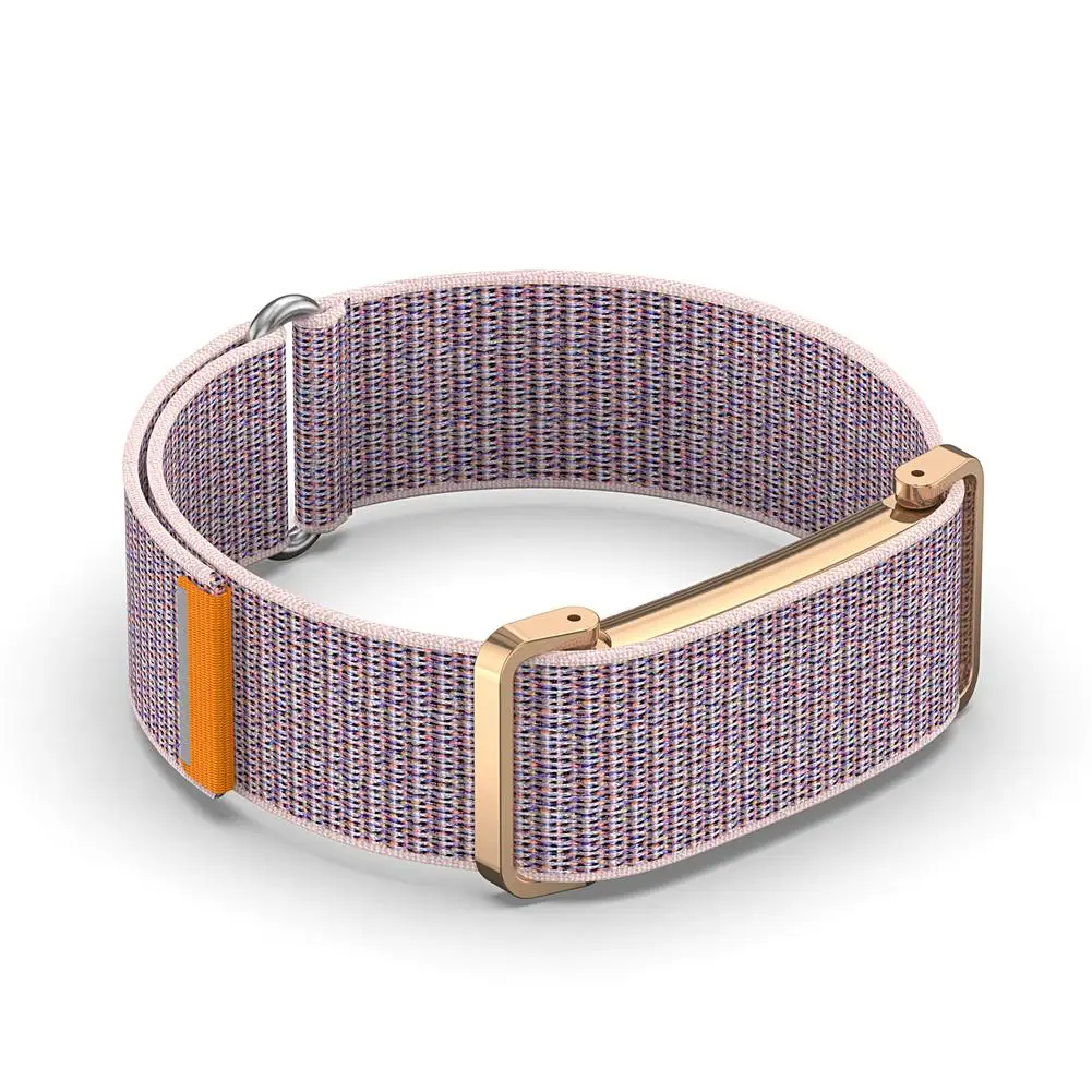 Breathable Woven Nylon Watch Strap with Adjustable Metal Frame – Sport Wristband