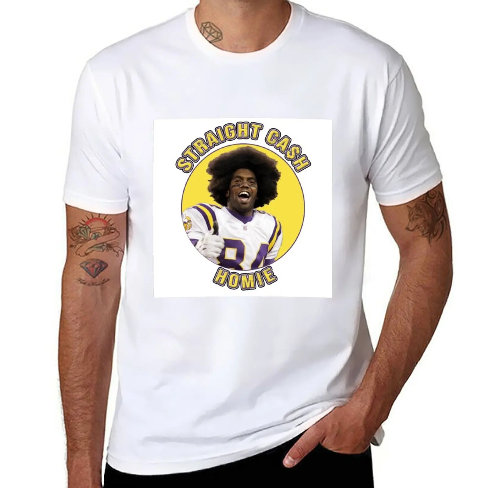 

New randy moss straight cash homie T-Shirt sweat shirts cute tops kawaii clothes vintage clothes men clothes