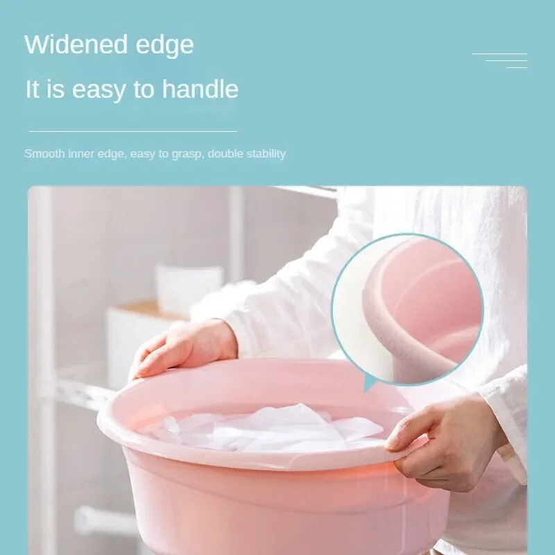 Large plastic basin shampoo basin multi-purpose wash vegetables foot soaking laundry hair washing