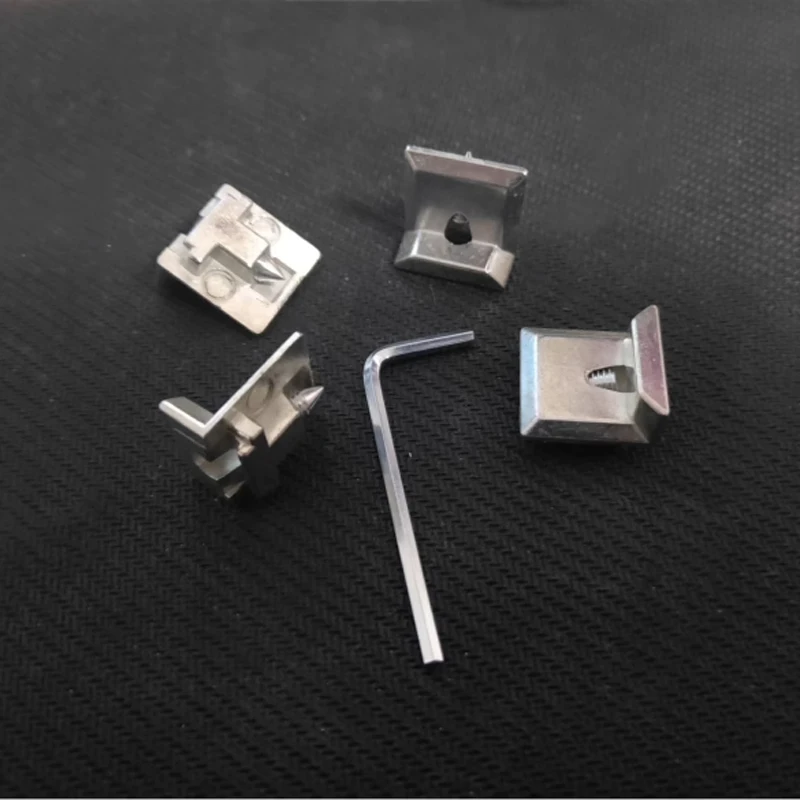 Broken Bridge Aluminum Point Lock Buckle Inner Opening Inner Inverted Casement Window Point Hardware Accessories Thickened Metal