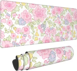 Kawaii Pink Kittens Gaming Desk Mat - Large Extended Mousepad - 300x800x2MM (4)
