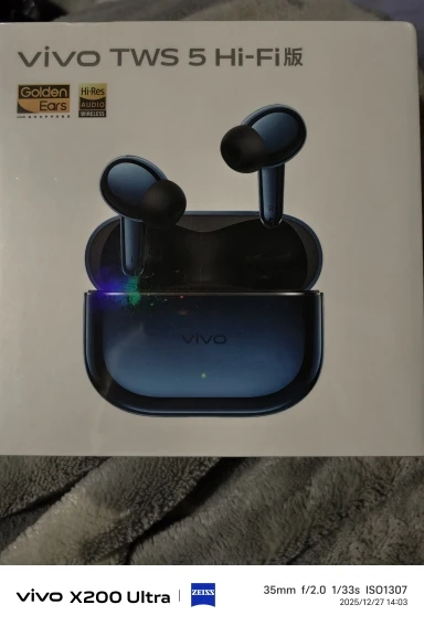 Official Vivo TWS 5 Hi-Fi Wireless Bluetooth Earphone LHDC 5.0