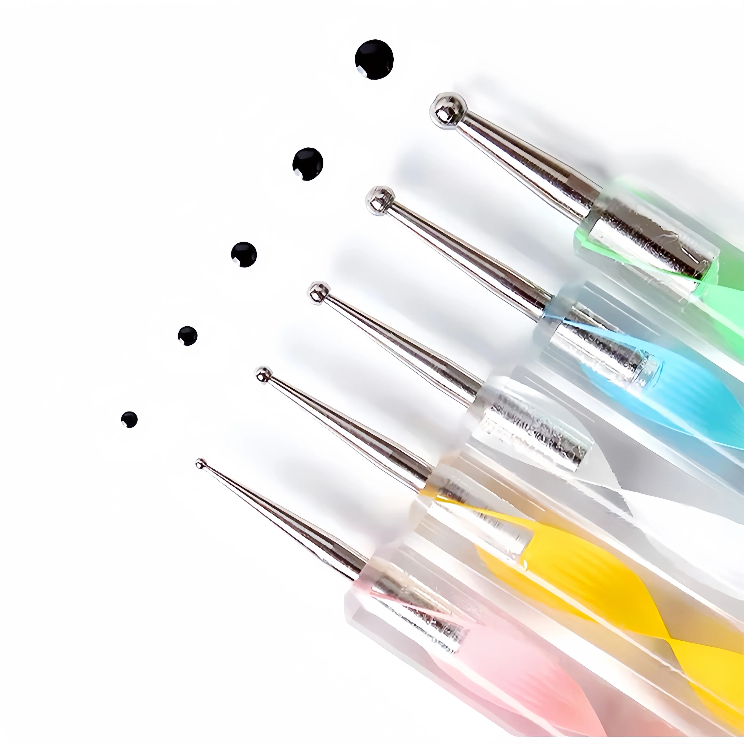 13pcs Acrylic Stick Dotting Tools Painting Stencils Carving Pottery pottery tools clay sculpting tools pottery sculpting tools mandala dotting tools