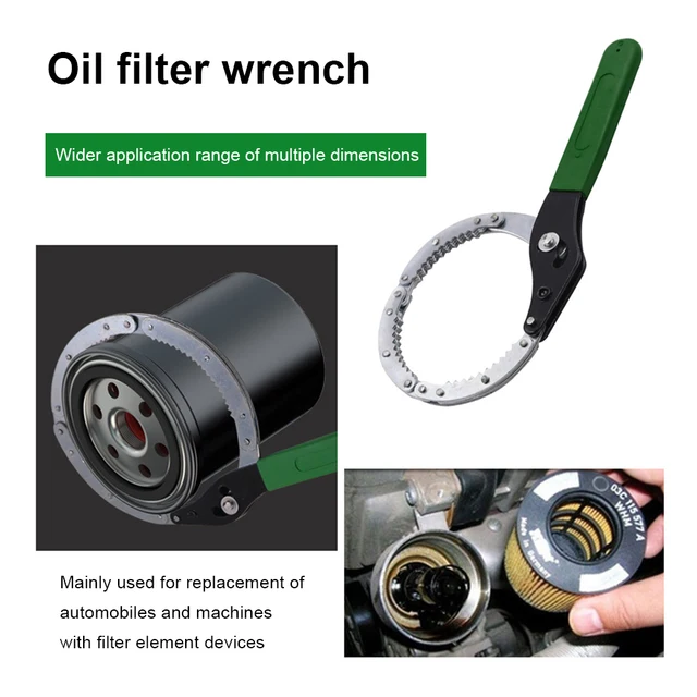 Carbon Stahl Ölfilter Schlüssel Einstellbare Metall Motorrad Öl Filter  Removel Handschellen Typ Reparatur Hand Werkzeuge Auto Zubehör