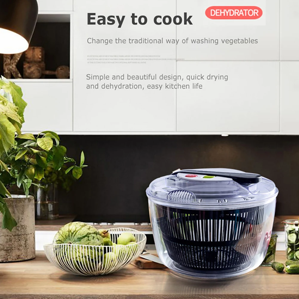 Vegetables Salad Spinner Lettuce Leaf Vegetable Dehydrator Multifunctional Vegetable Washer Salad Dryer Mixer vegetable dryer vegetable washer
