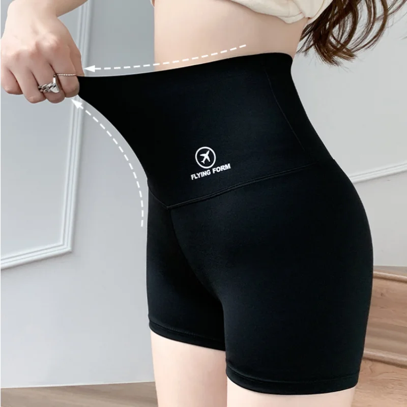 2023 Women's summer 3/4 tight hemmed skirt pants are anti glare and can be worn externally with nylon large base safety shorts