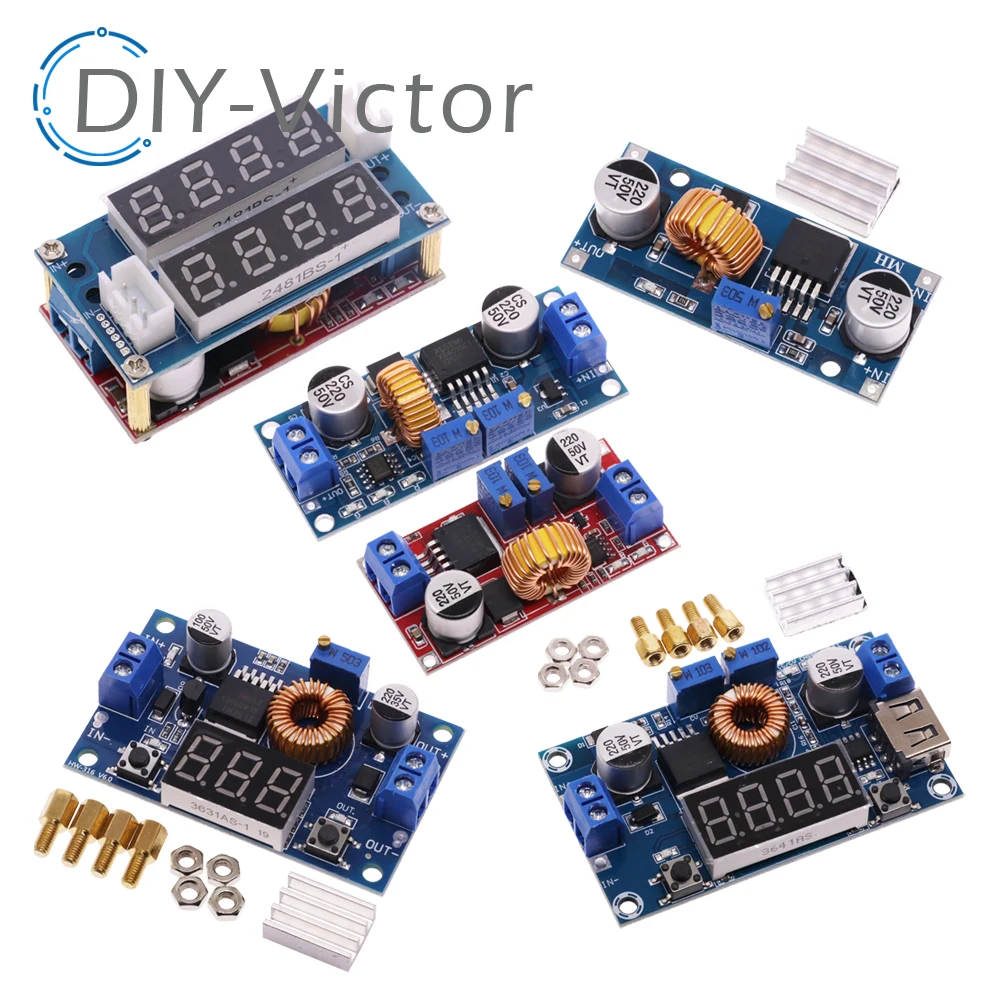JESSINIE 3-Pack XL4015 DC-DC Step Down Module - 5A CC CV Adjustable Charger Board For Batteries & LEDs - View #4