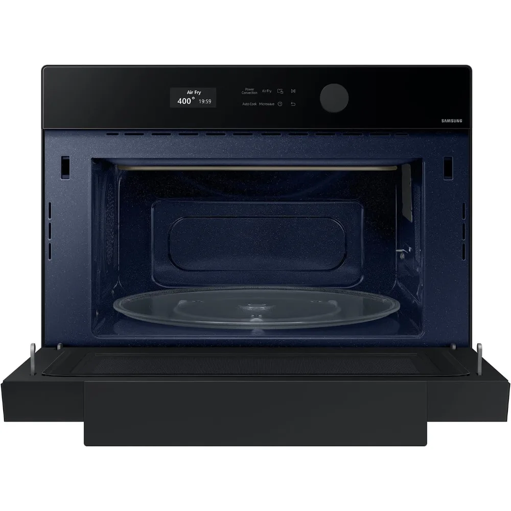 Samsung 1.2 cu. ft Convection Air Fry, Black Glass, MC12DB8700CKAA Countertop Microwave 2