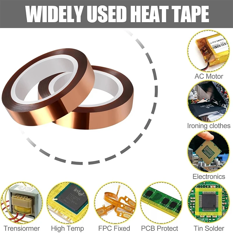 Copper Foil Tape for Stained Glass, Guitar EMI Shielding & Electrical Repair