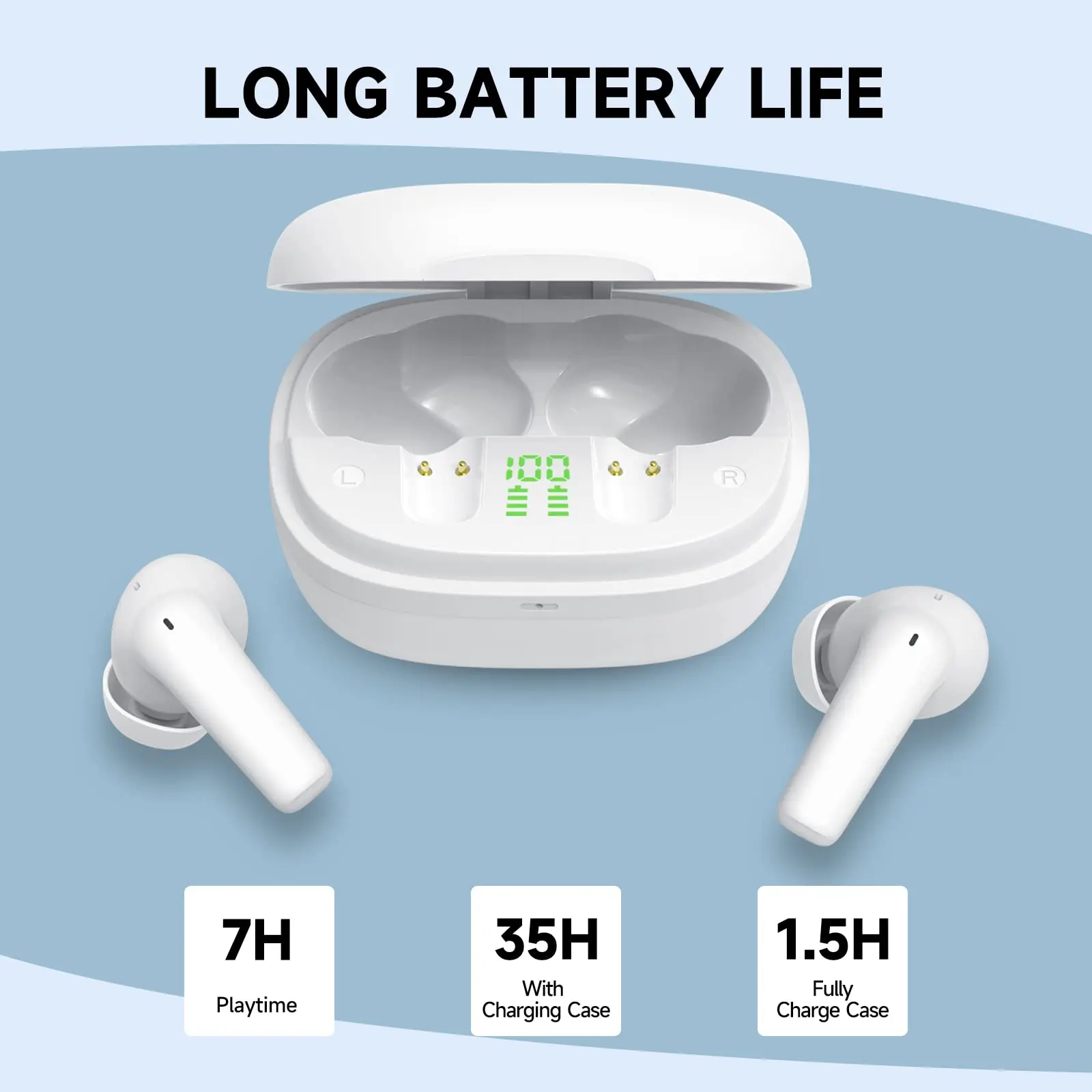 Xiaomi Heyplus Melobuds ANC Wireless Earbuds description image