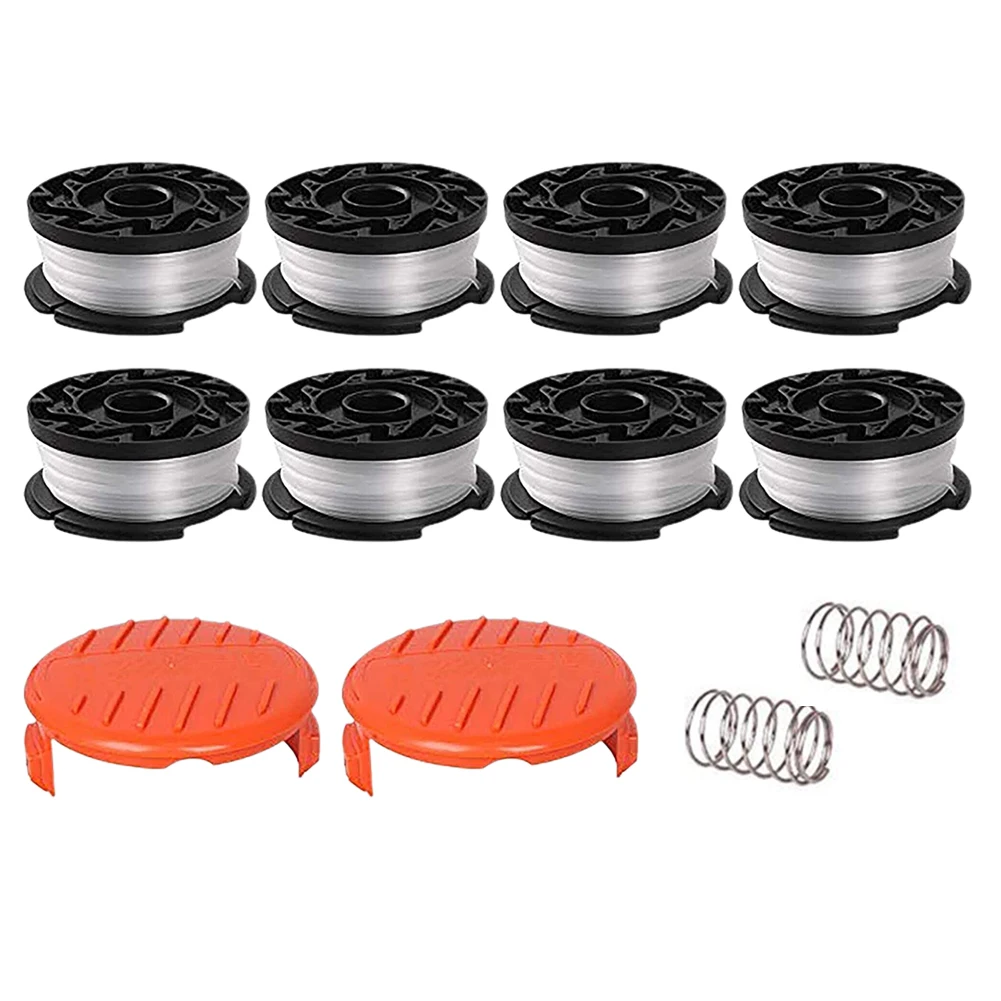 

Крышка катушки 0,065 дюйма 2 шт. крышка 2 шт. пружина 30 футов 8 шт. триммер линия из АБС-пластика AF-100 съемник для Black & Decker