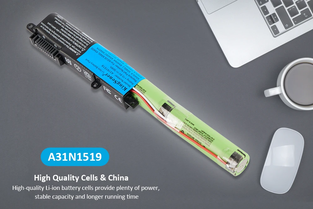 KingSener 3400mAh A31N1519 Battery For ASUS X540 X540L X540LA X540LJ ...