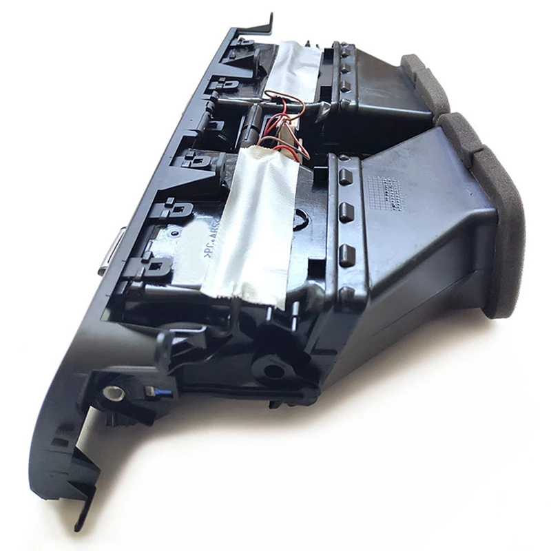 

64229209136 Передняя консоль для приборной панели, кондиционер, Хромированный Цвет, искусственная розетка, крышка для BMW 5 серии F10 F11 F18 520I