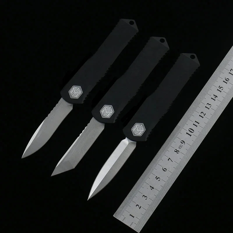 

Нож с лезвием MT D2, ручка из алюминиевого сплава для самообороны, универсальный ручной инструмент для повседневного использования, кемпинга, кухни, фруктов, OTF, карманный резец