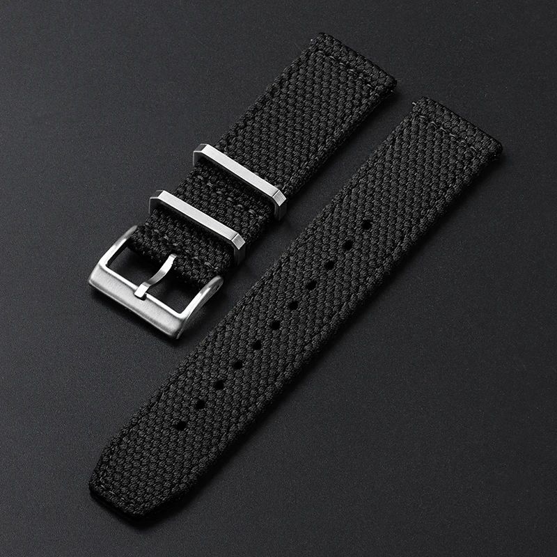 Premium Two-Sided Genuine Nylon Quick Release Sport Watch Band
