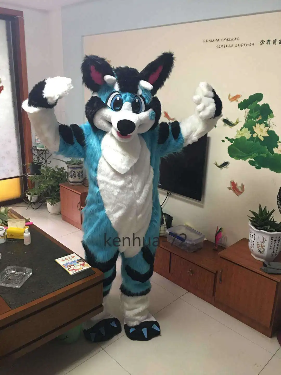 Blue Fox Furry Costume informacionpublica.svet.gob.gt
