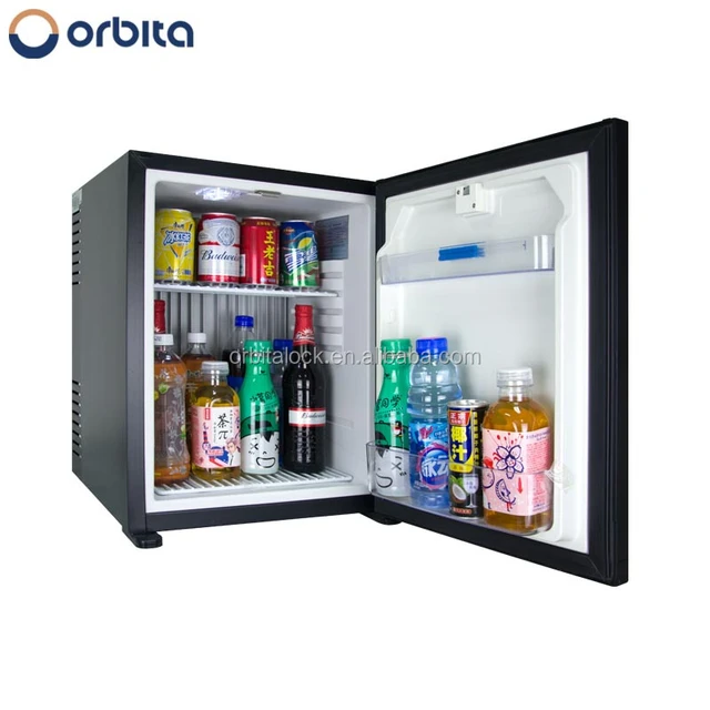 Metal Single Door Hotel Room Absorption Mini Bar Refrigerator, 3