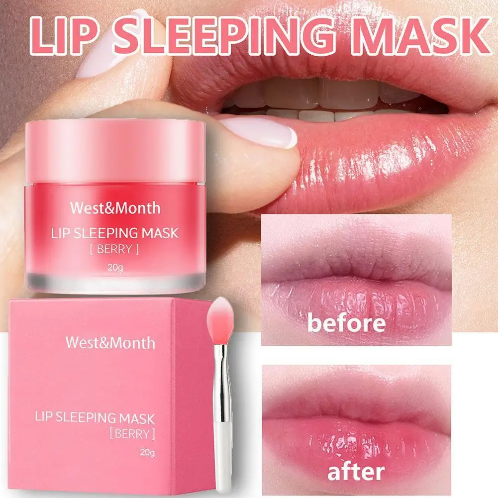 

20g Jelly Lip Mask Winter Hydrating Repair Peeling Mask Winter Lip Nourish Lip Lines Fade Long-lasting Lip Moisturiz Repair M5W9