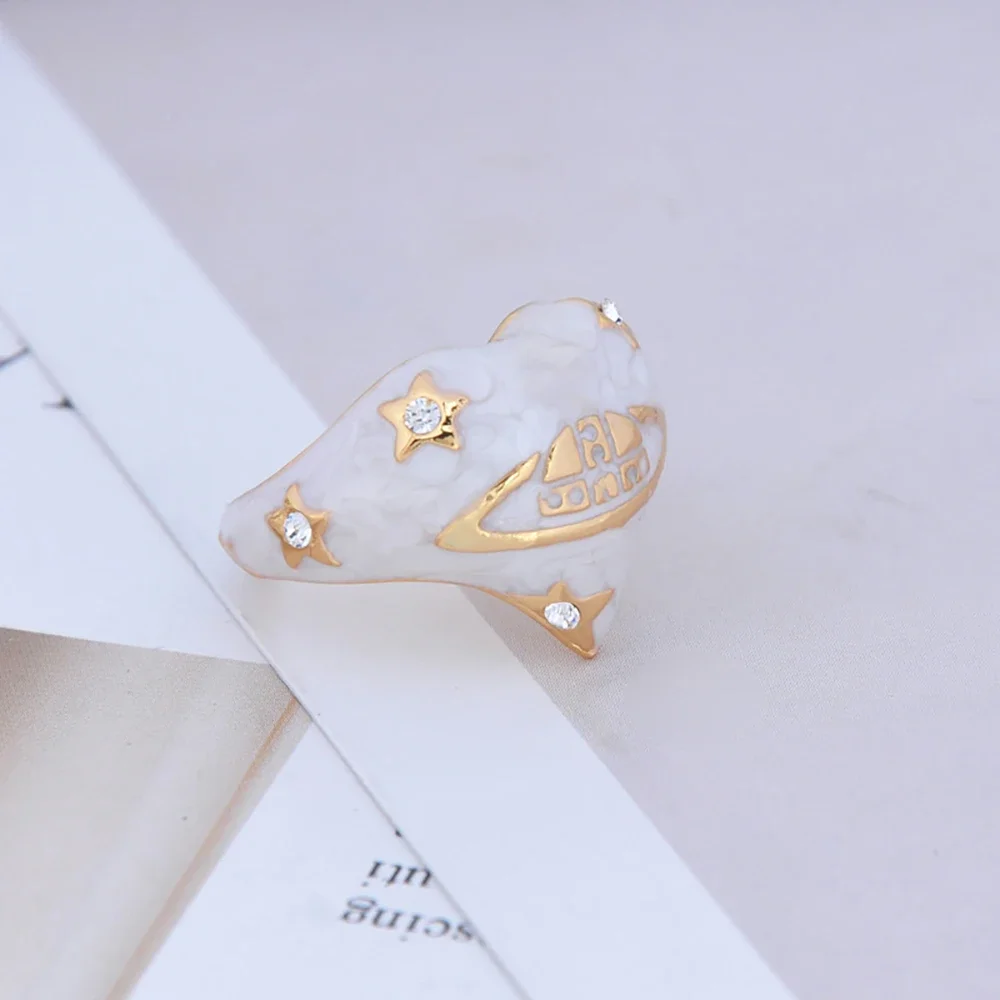Sorxkcs 2023 Lacquer Love Ring Fashion Design Male Ring Female Rings Luxury Punk Party Jewelry