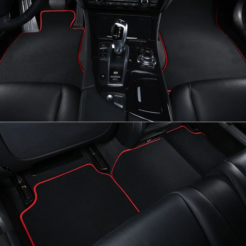 Tappetino per auto per Mercedes Benz classe C W205 200 180 160 250 berlina 2015 ~ 2021 copertura del piede tappeto Pad tappeto accessori per pannelli personalizzati 2016 2017 2018 2019 2020 - Image 2