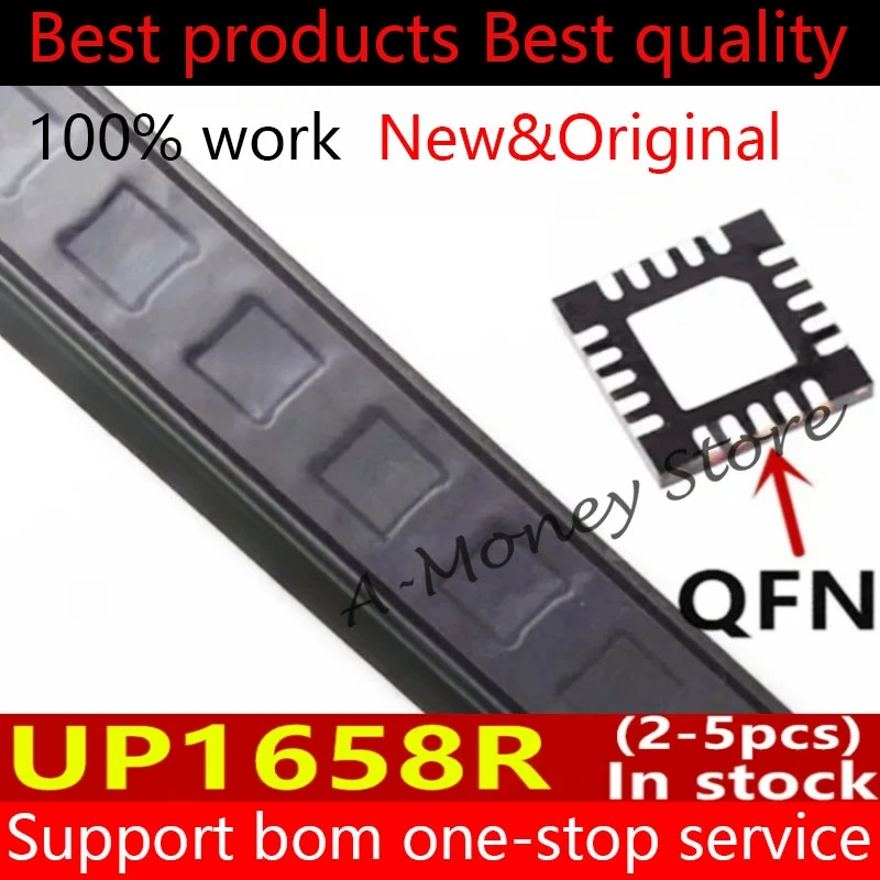 

(2-5pcs)UP1658RQKF UP1658R QFN-20
