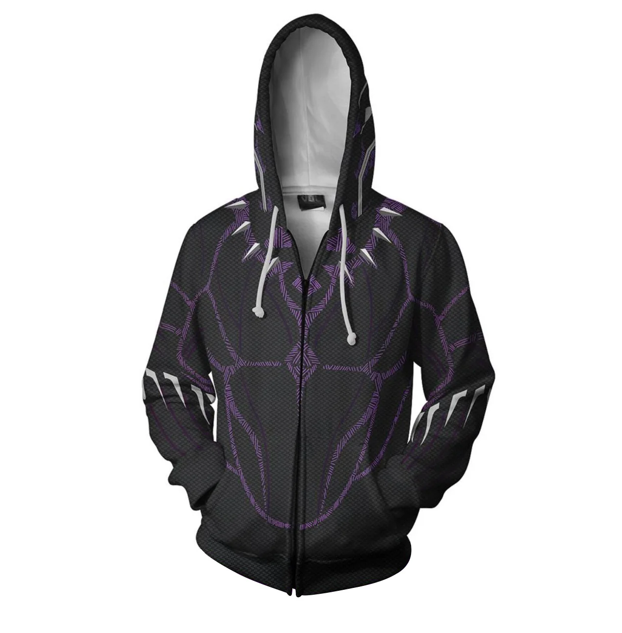 popular movie Black Panther 3D Printed Hoodies Men Women Black