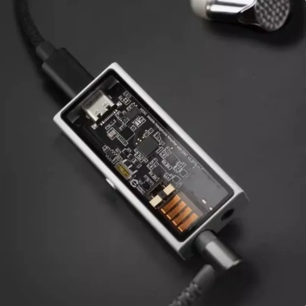 Earphone Amplifier Adapter Audio Decoder Headphone Amplifier Adapter Questyle M15C Portable HiFi Lossless Decoding Ear Amplifier Thrust Mobile Phone Small Tail Decoder for M15 DAC