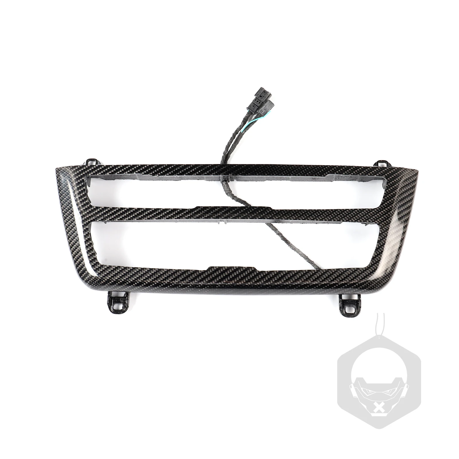 Central Control CD Panel Double-Color Atmosphere Lamp Carbon Fiber Decorative Frame For BMW 3/4 Series F30 F35 F32 F36 M3 F80