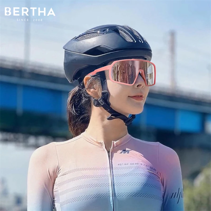 

BERTHA Sports Outdoor Sunglasses Women's Myopia Road Bike Wind Goggles Riding Glasses Running Windproof Sand Sunglasses Men