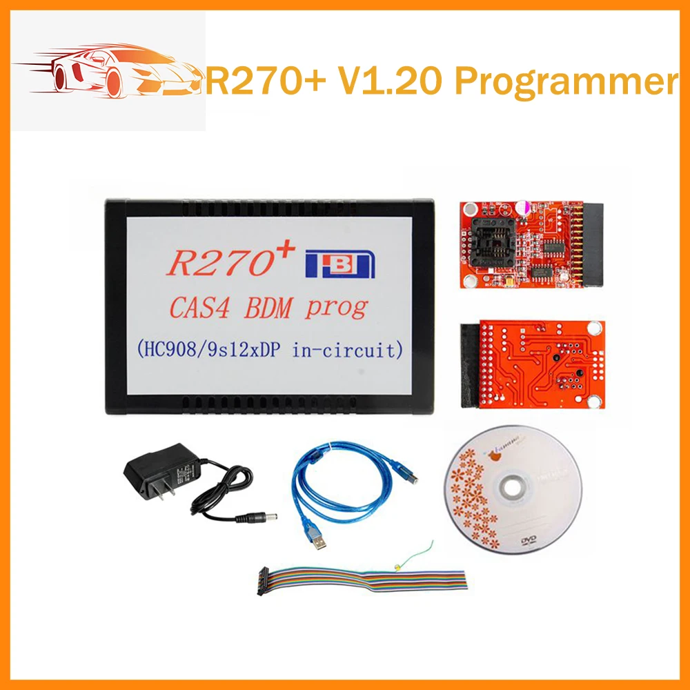 

R270+ Programmer CAS4 BDM Prog Professional Automotive Key Programmer Supports V1.30 Software For B-M-W