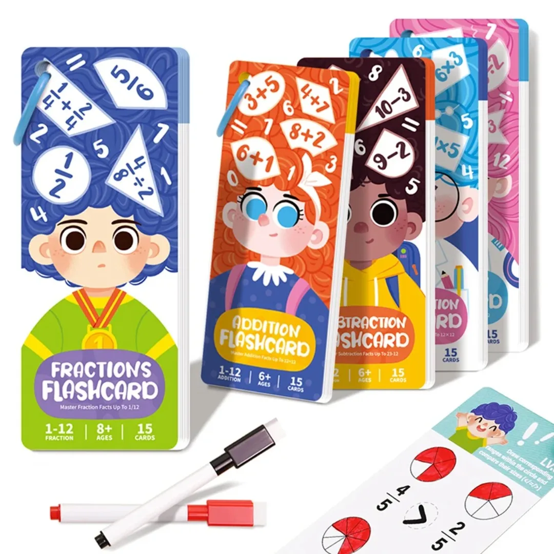 Fractions Practice for Kids: Fun, Hands-On Learning Tools to Master ...