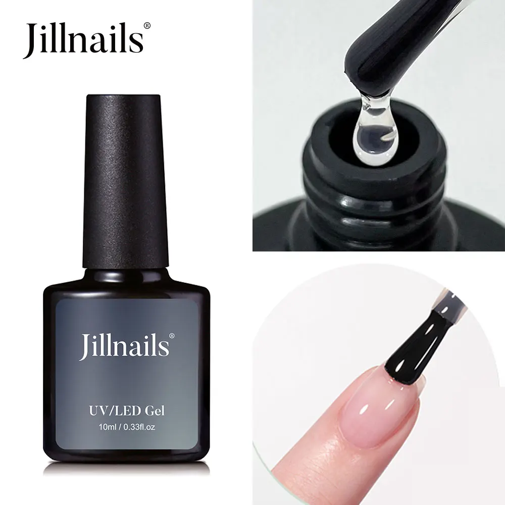Jillnails Soak Off Base Coat Nail UV Led Gel Polish 10ml nail gel nail polish gel polish base and top coat
