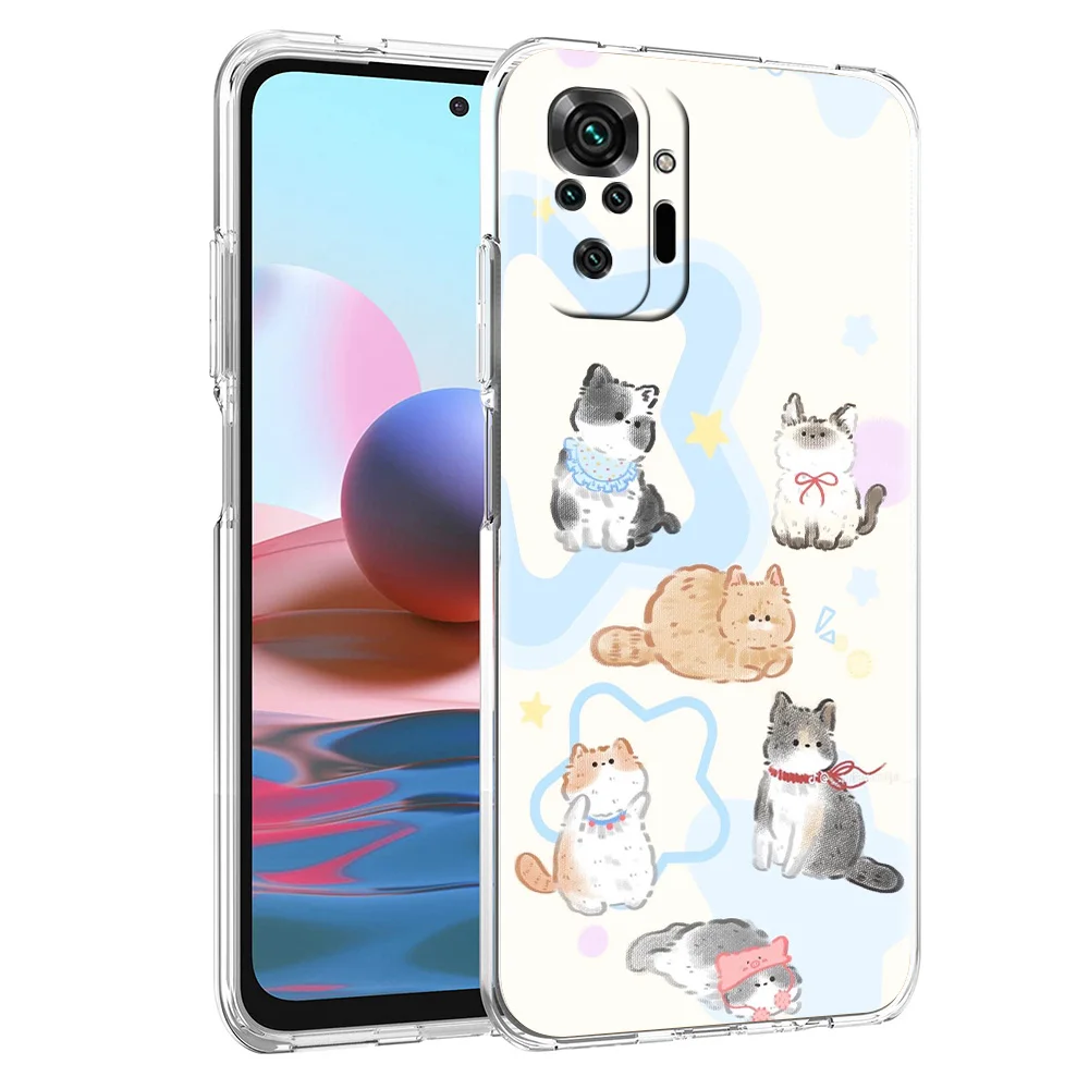 Cat Fishing Design Soft TPU Phone Case Cover
