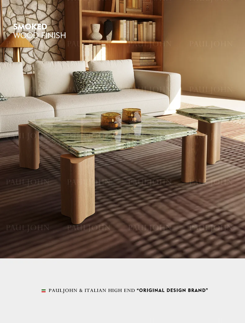 Italian Minimalist Coffee Table Aesthetic Designer Living Room Light Luxury Side Table Accessories Decoration Meubles Furniture