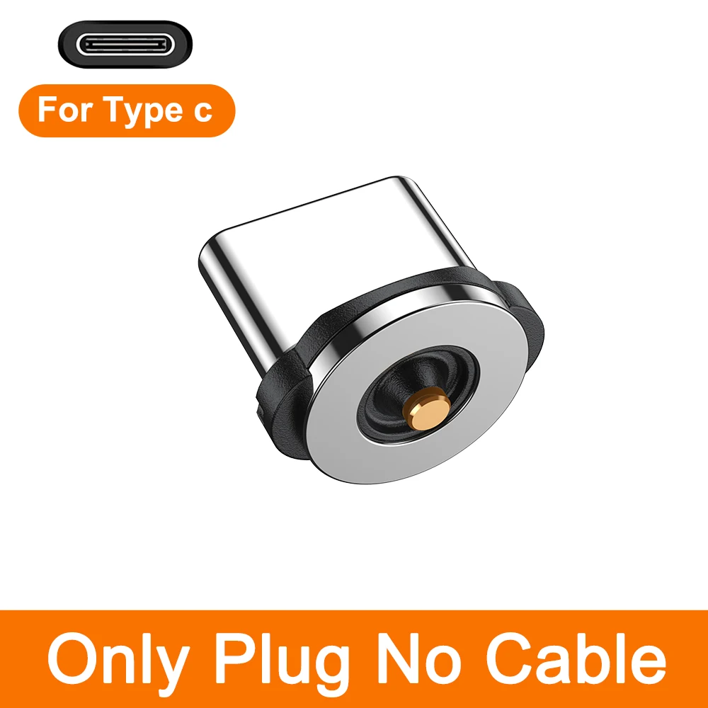 AUFU Magnetic 3M Charging Cable, 540° Rotating Magnetic Charger with Micro USB and Type C Connectors