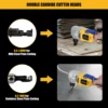 Cordless Electric Nibbler Compatible with Dewalt 18V 20V Battery Cutting Tool for Cutting Stainless Steel,Aluminium,Plastic 3