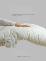 Throw Pillows Simple Japanese All-cotton Pillow To Protect Cervical Vertebra To Help Sleep Super Soft Sleep Pillow Core Soft 1